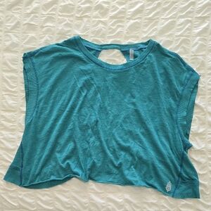Free People Chic Teal Crop Top for Women